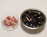 味ぽんひとつで！豚肉となすのさっぱり炒め作り方1写真