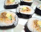 たらこと三つ葉のお手軽チキンの太巻き作り方14写真