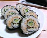 たらこと三つ葉のお手軽チキンの太巻き作り方15写真