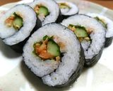 たらこと三つ葉のお手軽チキンの太巻き作り方16写真