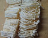 朝食モロヘイヤとエノキ なめこのお味噌汁作り方1写真