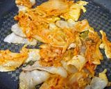 とても美味しい豚キムチラーメン作り方2写真