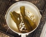 いりこ昆布出汁のとり方とだしがらの佃煮作り方1写真