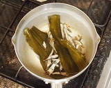 いりこ昆布出汁のとり方とだしがらの佃煮作り方1写真