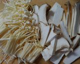 ランチ♪鶏ささみ ひじき玄米の和風スープ作り方3写真
