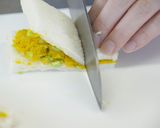 【離乳食完了期】かぼちゃの手づかみサンド作り方5写真