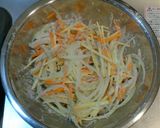 かき揚げ①～ちりめんじゃこと野菜～作り方2写真