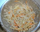 かき揚げ①～ちりめんじゃこと野菜～作り方3写真