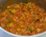 夏野菜を使った、ラタトゥイユ風ソース作り方6写真