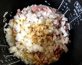 スパムと大根とコーンの炊き込みご飯作り方5写真