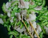 簡単絶品☆ゴーヤ&豚のこくうま味噌炒め作り方4写真