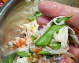ささげとカニカマの彩り揚げ☆作り方4写真