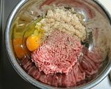 ＊豚ミンチで蓮根ハンバーグ作り方3写真