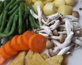 いんげんと芋の我が家定番煮物作り方1写真