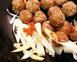 肉団子かんずりポン酢炒め作り方3写真