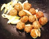 肉団子かんずりポン酢炒め作り方4写真