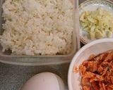 ガーリック鮭炒飯作り方1写真