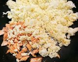 ガーリック鮭炒飯作り方3写真