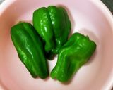 ☆しいたけとピーマンの鶏むね肉の肉詰め☆作り方2写真