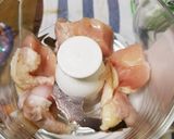 ☆しいたけとピーマンの鶏むね肉の肉詰め☆作り方4写真