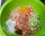 ☆しいたけとピーマンの鶏むね肉の肉詰め☆作り方6写真