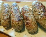 袋とラップ！手作りソーセージ♪鳥ひき肉♪作り方5写真
