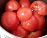トマトピューレ in 乱切りトマト♪作り方1写真