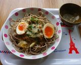 暑い日は冷たいとろろそば+納豆で元気に作り方3写真