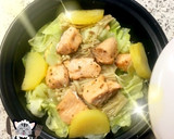 おひとりさま♡タジン鍋で鮭のレンジ蒸し作り方5写真