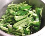 ピーマンと牛肉のさっぱり炒めカレー風味作り方1写真