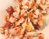 【リメイク】ステーキ翌日は旨味チャーハン作り方1写真