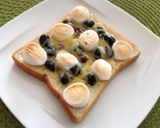 黒豆の甘煮＊ナッツ＊クリチトースト作り方5写真