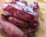 ヤリイカとゴーヤの煮物作り方1写真