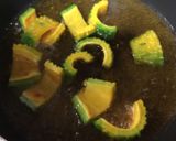 ヤリイカとゴーヤの煮物作り方2写真