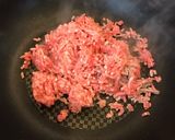 札幌ラーメン味噌味で坦々麺風汁なしそば！作り方2写真