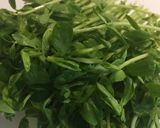 豆苗のおひたし作り方1写真