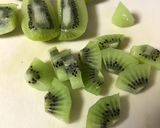 レンジで(グリーン)キウイジャム作り方1写真