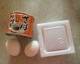 缶詰で超簡単！納豆と鯖の味噌煮丼作り方1写真
