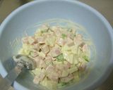 魚肉ソーセージのコロコロかき揚げ作り方2写真
