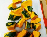 かぼちゃの煮物　お弁当にどうぞ作り方1写真