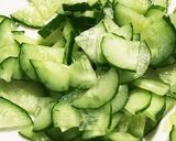 豆腐☆ワカメときゅうりとなめ茸作り方1写真