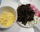 豚肉と卵ときくらげの炒め物作り方3写真