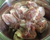 男飯 鶏肉アスパラガスの醤油バターパスタ作り方2写真