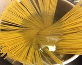 男飯 鶏肉アスパラガスの醤油バターパスタ作り方3写真