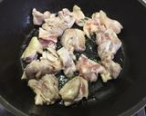 男飯 鶏肉アスパラガスの醤油バターパスタ作り方4写真