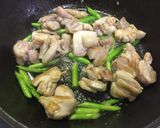 男飯 鶏肉アスパラガスの醤油バターパスタ作り方5写真