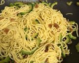 ゴーヤと豚バラのペペロン焼きそば作り方6写真