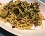 ゴーヤと豚バラのペペロン焼きそば作り方7写真