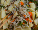 モヤシじゃがいもの野菜炒め！焼きそば風♪作り方6写真