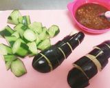おばけきゅうりと鶏肉の味噌照り炒め作り方1写真